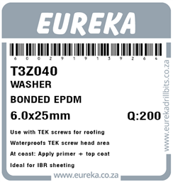 T3Z040 - Bonded Washer EPDM -T3Z040_Label_T